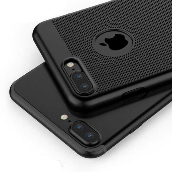 iPhone 7 Plus stødabsorberende ultratyndt gummibelagt etui Breeze