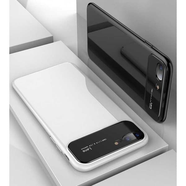iPhone 8 Plus Ultra tynd stødabsorberende skal Blanc
