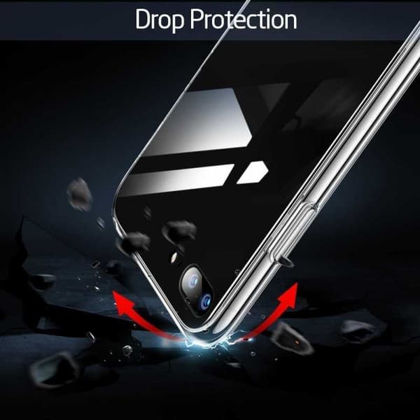 iPhone 7 Plus stødabsorberende cover 9H Glasbagside Glasbagside