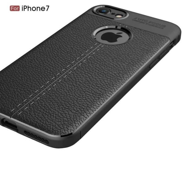 iPhone 8 Iskunkestävä ja iskuja vaimentava nahkatakki