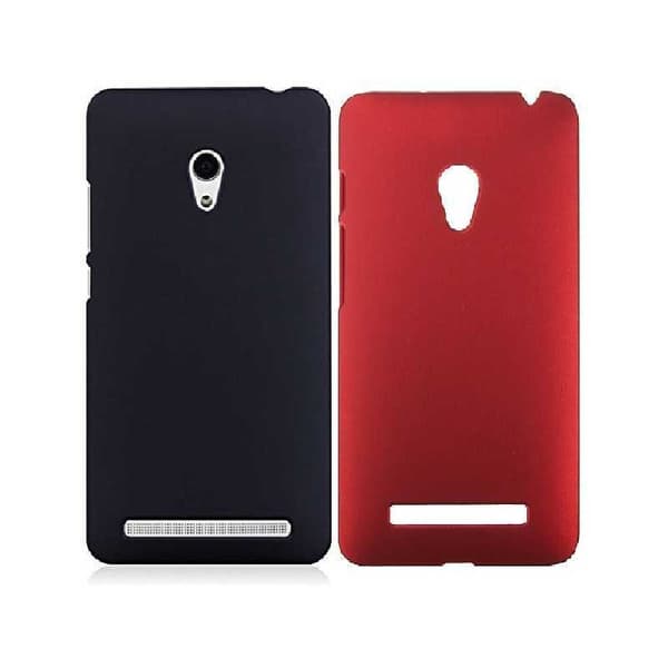 Zenfone 5Z & 5 Ultra tynd gummibelagt mat sort cover Svart