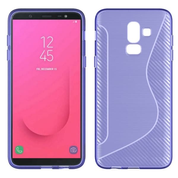 S Line Suojakuori Samsung Galaxy J8 2018 (SM-J800F) : väri - violetti
