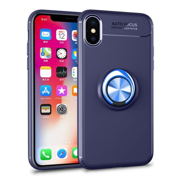 Slim Ring Case Apple iPhone XS Max (6.5") : Färg - Blå