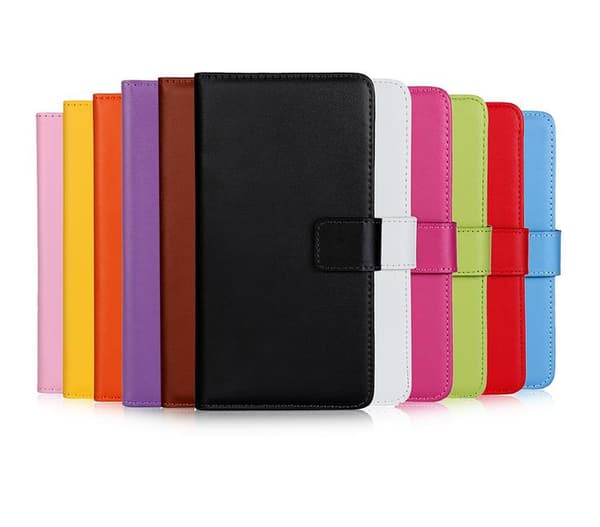 SKALO iPhone XS Max Flip Cover m. Pung i Ægte Læder
