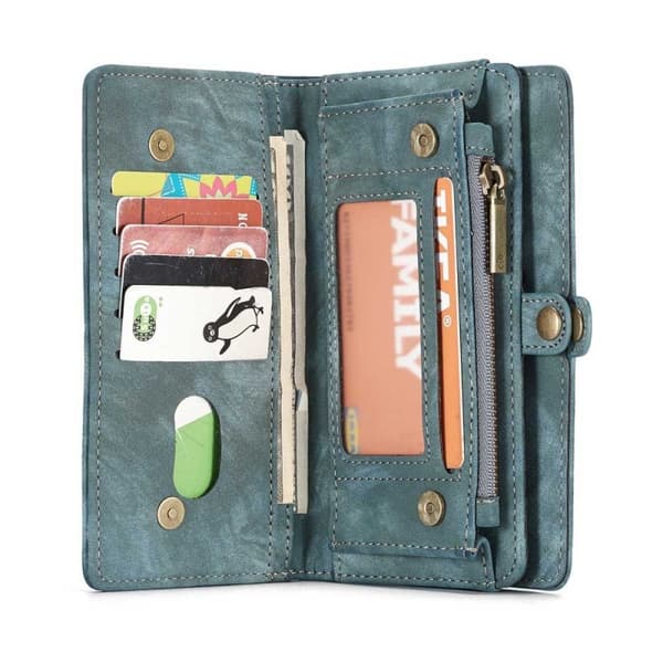 CaseMe Wallet 11-kort Apple iPhone XS Max (6,5 ") : farve - blå