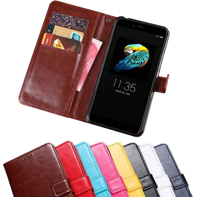 Mobilplånbok 3-kort Lenovo S5 : Färg - Brun