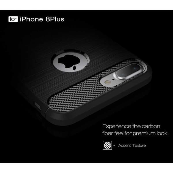 iPhone 8 Plus stødsikker stødabsorberende skal SlimCarbon
