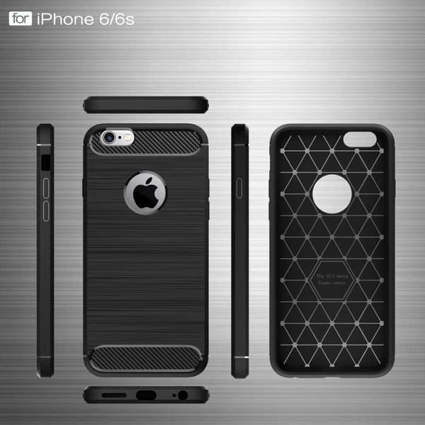 iPhone 6/6S Stöttåligt Stötdämpande Skal SlimCarbon