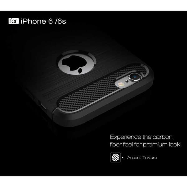 iPhone 6/6S Stöttåligt Stötdämpande Skal SlimCarbon