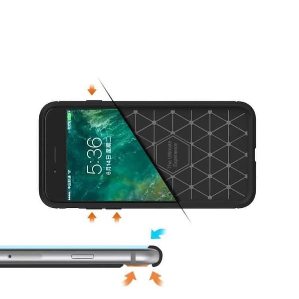 iPhone 7 Iskunkestävä Iskunvaimennuskuori SlimCarbon