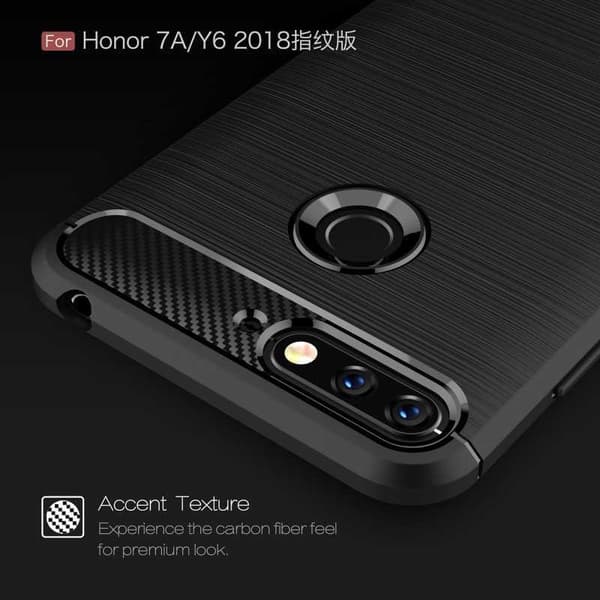 Huawei Y6 2018 stødsikker stødabsorberende skal SlimCarbon
