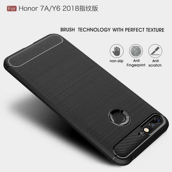 Huawei Y6 2018 stødsikker stødabsorberende skal SlimCarbon