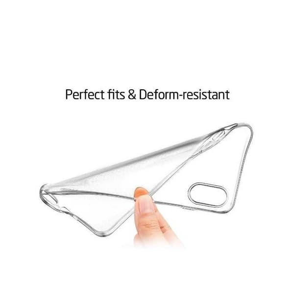 iPhone XS Max Stöttåligt Genomskinligt Skal Simple