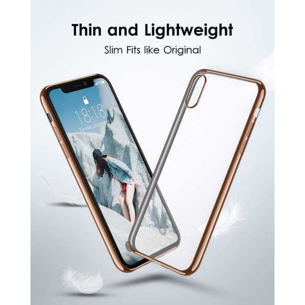 iPhone X Stöttåligt Mjukt Skal