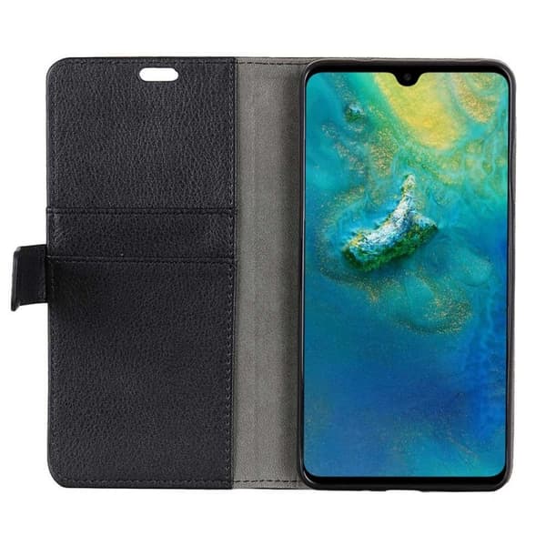 Wallet 2-kort til Huawei Mate 20 (HMA-L29) : farve - sort