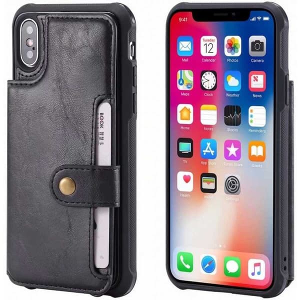 iPhone XS Multifunktionell Korthållare 5-FACK Winston