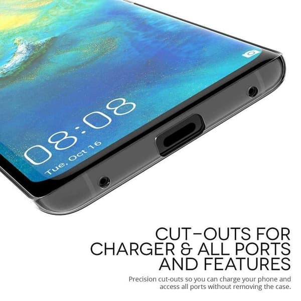 Yksinkertainen Mate 20 Pro -iskuja vaimentava silikonisuoja