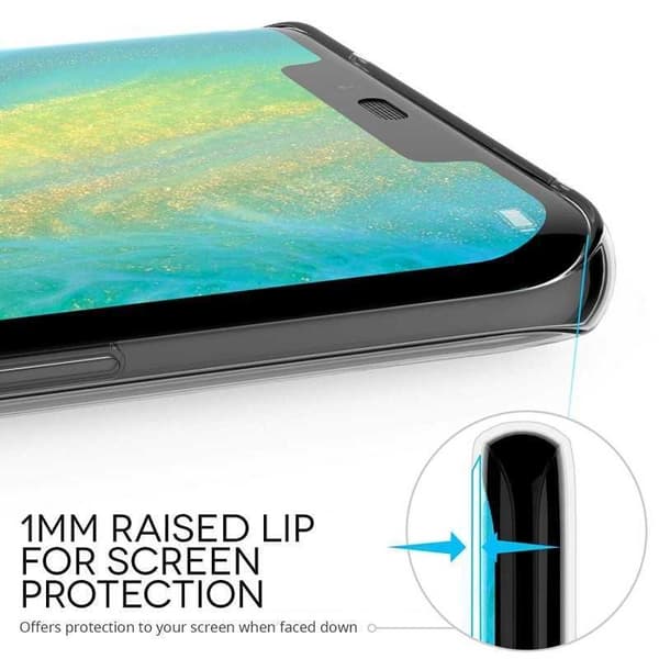 Yksinkertainen Mate 20 Pro -iskuja vaimentava silikonisuoja