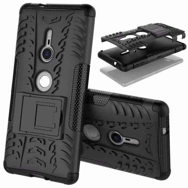 Xperia XZ3 Stöttåligt Skal med Stöd Active