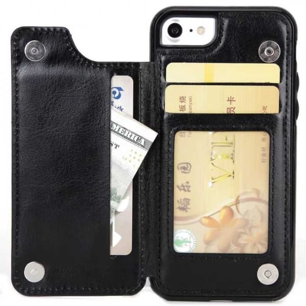 iPhone 7 Plus Shockproof Cover Card Holder 3-SLOT Flippr