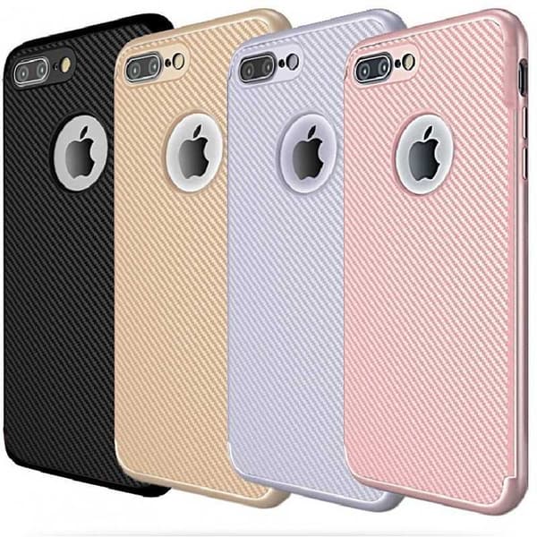 iPhone 8 Plus stødsikkert cover FullCarbon V2
