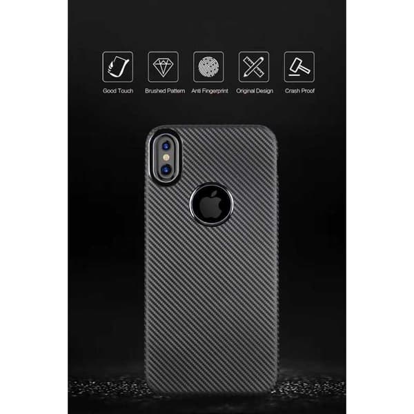 iPhone X Stöttåligt Skal FullCarbon V2