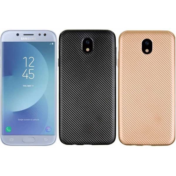 Samsung J5 2017 stødsikkert cover FullCarbon V2 Svart