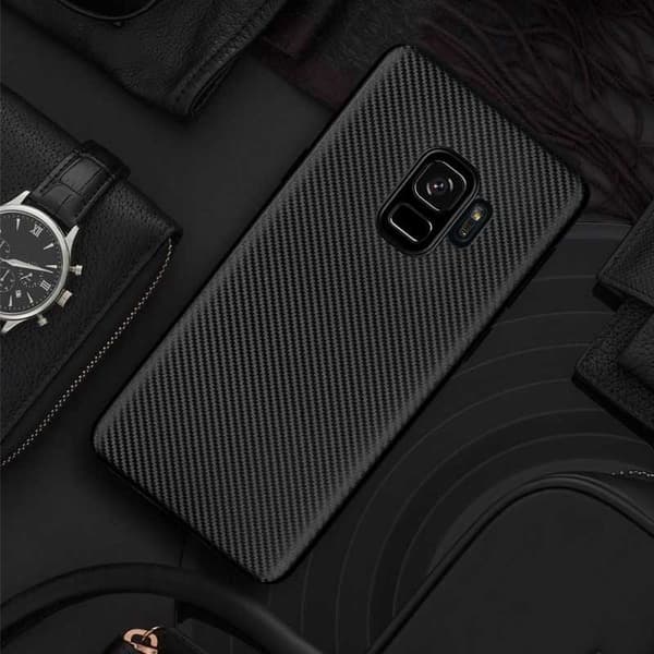 Samsung Galaxy S9 stødsikkert cover FullCarbon V2