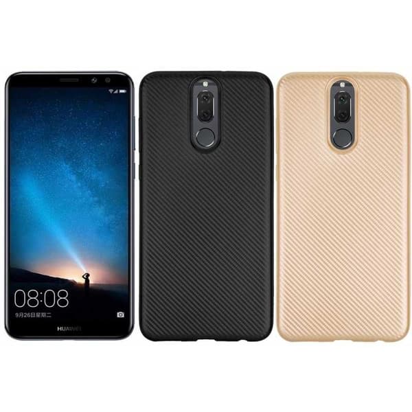 Huawei Mate 10 Lite Stöttåligt Skal FullCarbon V2 Svart
