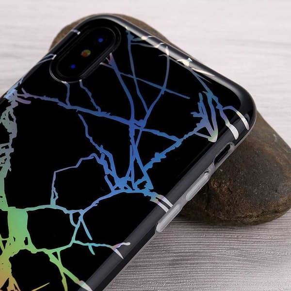iPhone XS Iskunvaimennus Marble Case Lazr