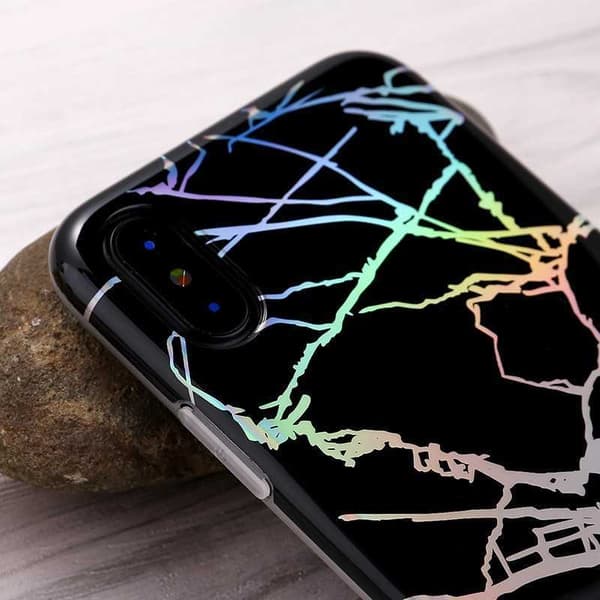 iPhone XS Iskunvaimennus Marble Case Lazr