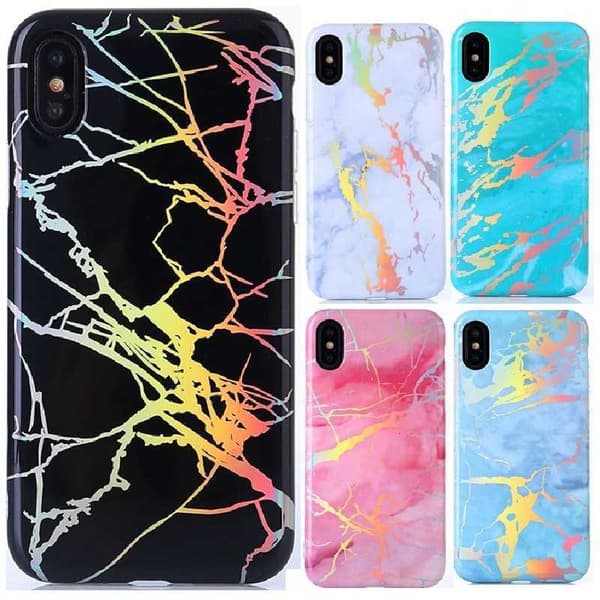 iPhone XS Iskunvaimennus Marble Case Lazr