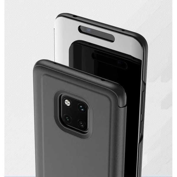 Mate 20 Pro Smart Flipfodral Clear View Standing V2 Rocket