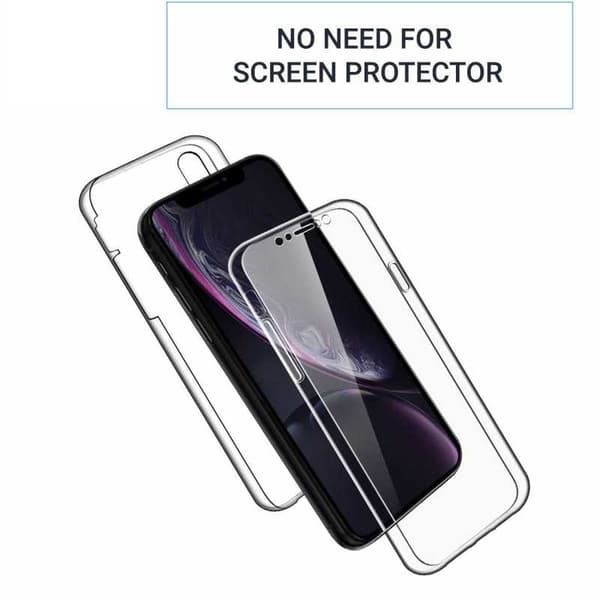 360° Heltäckande Silikonfodral iPhone XR