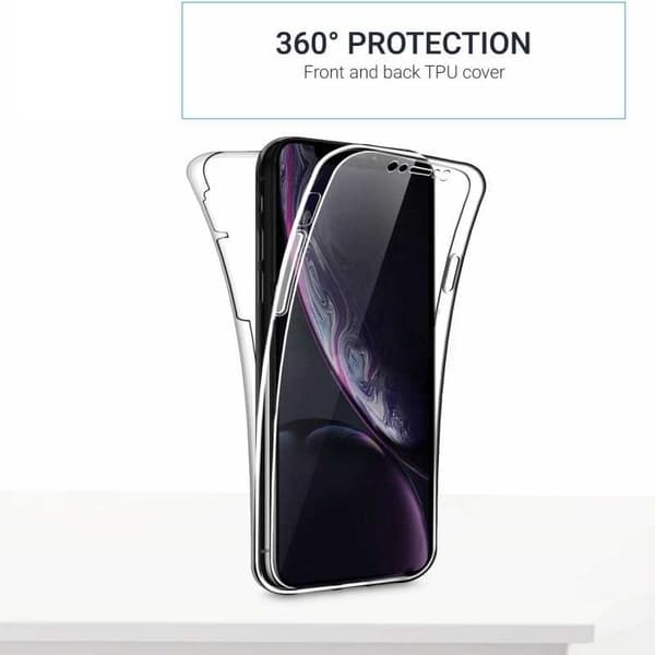 360° Heltäckande Silikonfodral iPhone XR