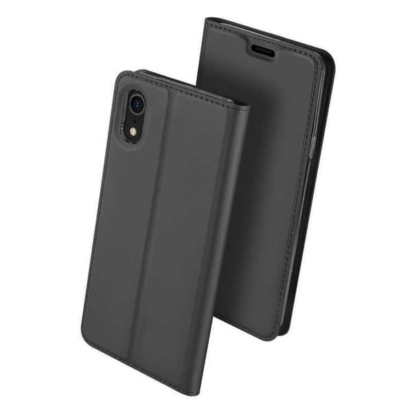 iPhone XR Flip Case Skin Pro korttilokerolla