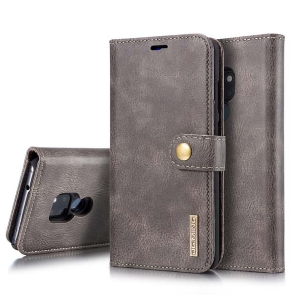 DG-Ming Wallet 2i1 til Huawei Mate 20 (HMA-L29) : farve - Grå