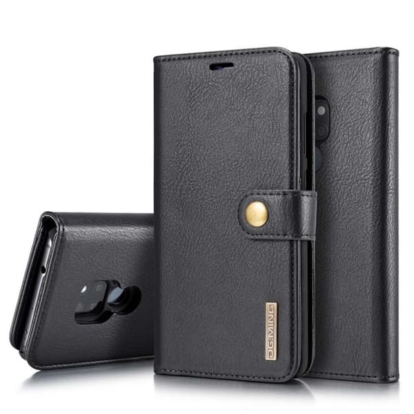 Lompakkokotelo DG-Ming 2i1 Huawei Mate 20 (HMA-L29) : väri - musta