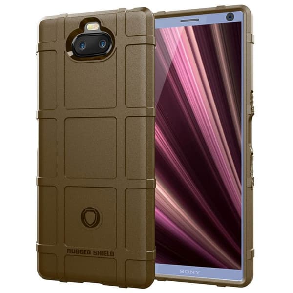 Rugged Shield cover til Sony Xperia 10 Plus (I4213) : farve - brun