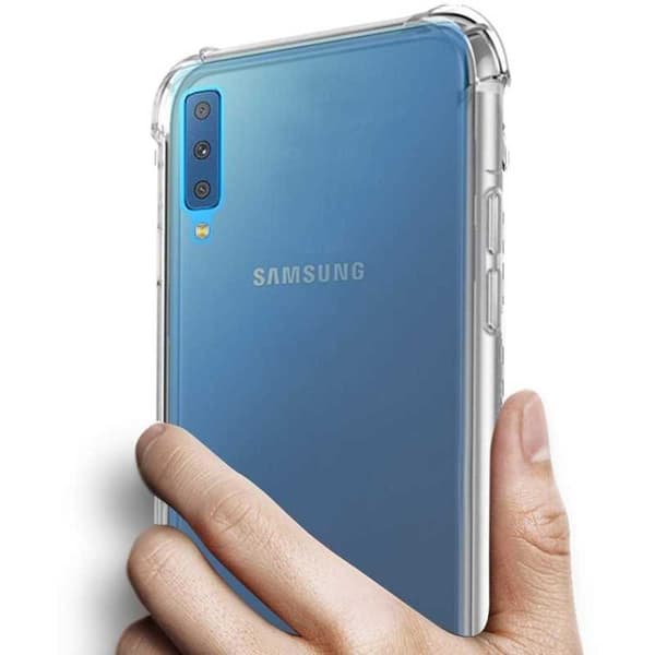 Samsung A7 2018 stødabsorberende silikone Shell Shockr