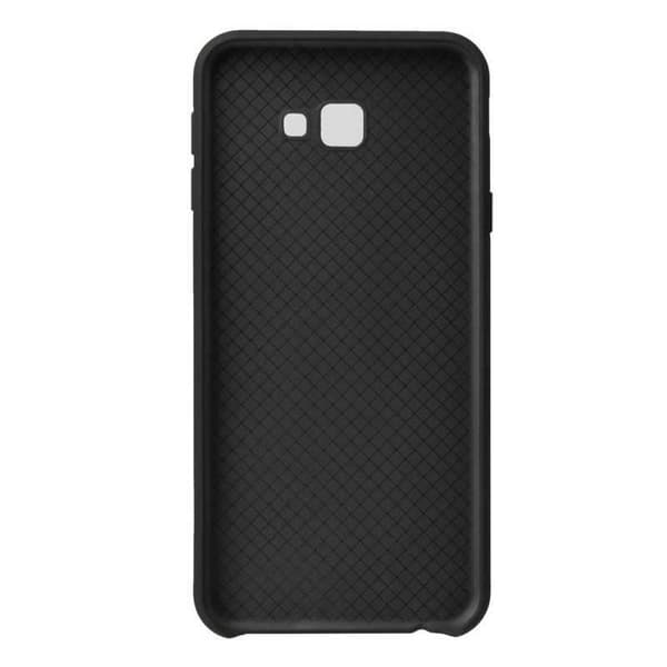 Samsung J4 Plus 2018 kumitettu mattamusta silikonikuori