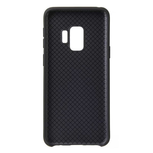 Samsung S9 gummibelagt mat sort silikonecover