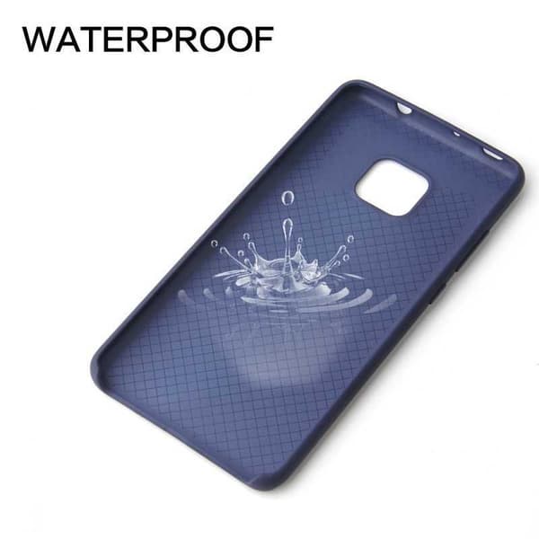 Huawei Mate 20 gummibelagt mat sort silikonecover