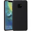 Miniatyrbillede 1 af 11: Huawei Mate 20 gummibelagt mat sort silikonecover