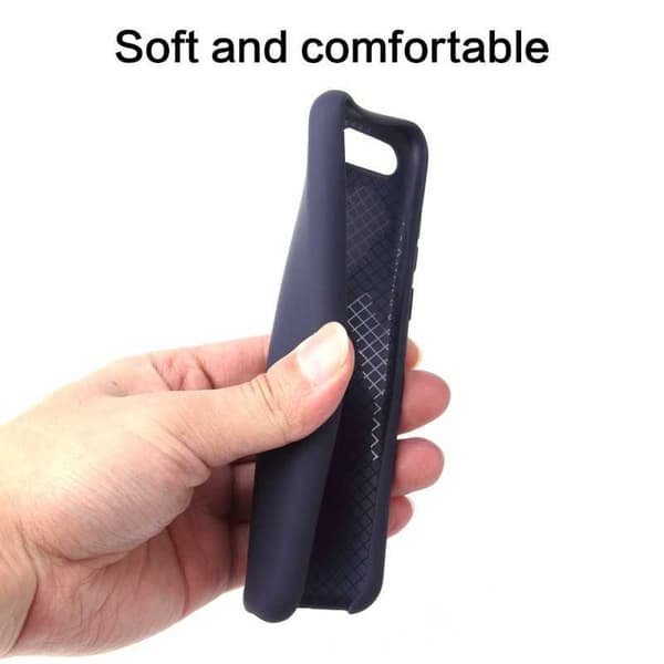 Huawei Y6 2018 gummibelagt mat sort silikonecover