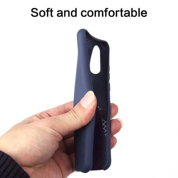 Huawei P20 Pro gummibelagt mat sort silikonecover