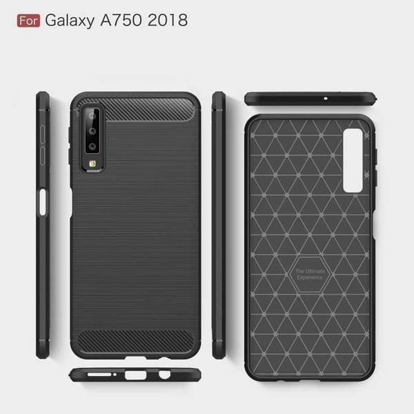 Samsung A7 2018 stødsikker stødabsorberende skal SlimCarbon