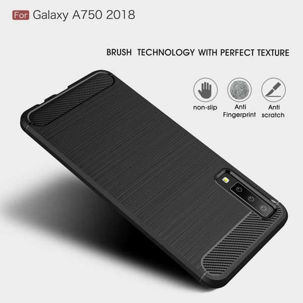 Samsung A7 2018 stødsikker stødabsorberende skal SlimCarbon