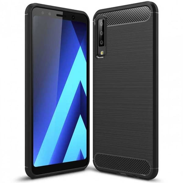 Samsung A7 2018 stødsikker stødabsorberende skal SlimCarbon