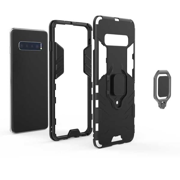 Samsung S10 Plus Stöttåligt Skal med Ringhållare ThinArmor (SM-G975F)